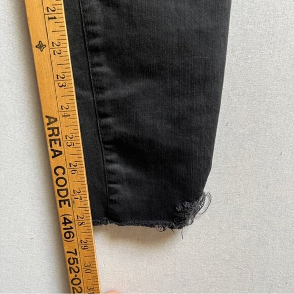 Frame Le High skinny denim fray hem jeans Sz 26 - Picture 12 of 12